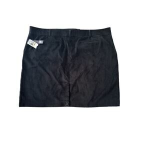 Architect Black Ribbed Skirt 24W